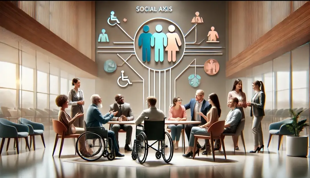 image IA pour l'axe social