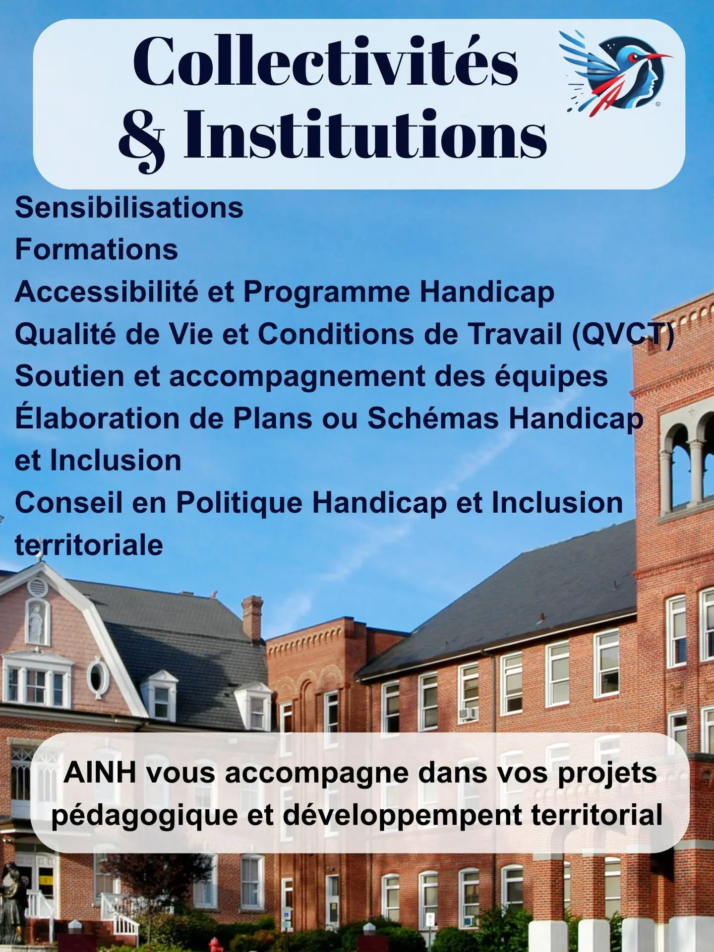 affiche pour offre collectivités et institutions