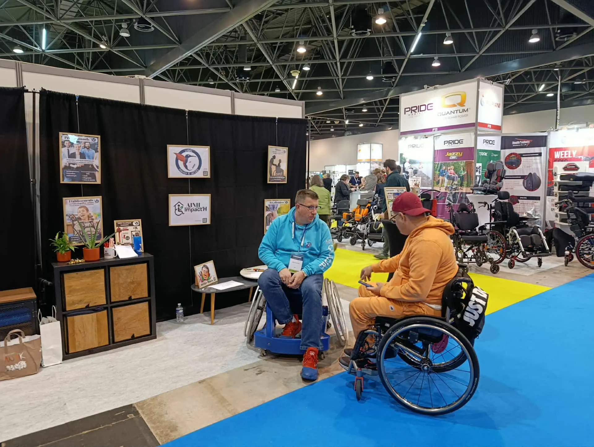 Photo d’un événement professionnel autour de l’inclusion et du handicap.