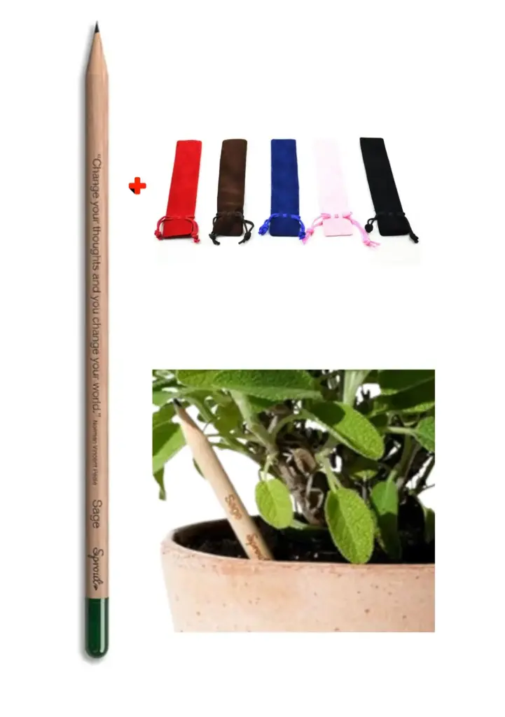 Crayon à planter et sa pochette